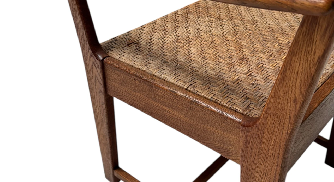 Two Modernist Art Deco Armchairs by Bas van Pelt for My Home, 1930s